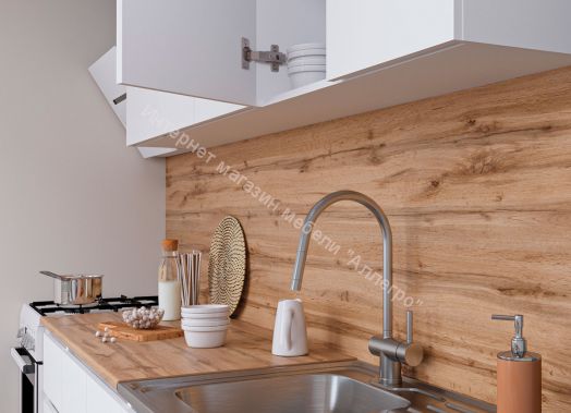 Кухонный гарнитур "Мори" 2 м (Белый)