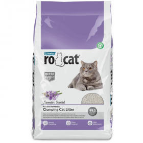 Комкующийся наполнитель Ro Cat Lavander с ароматом лаванды 8.5 кг