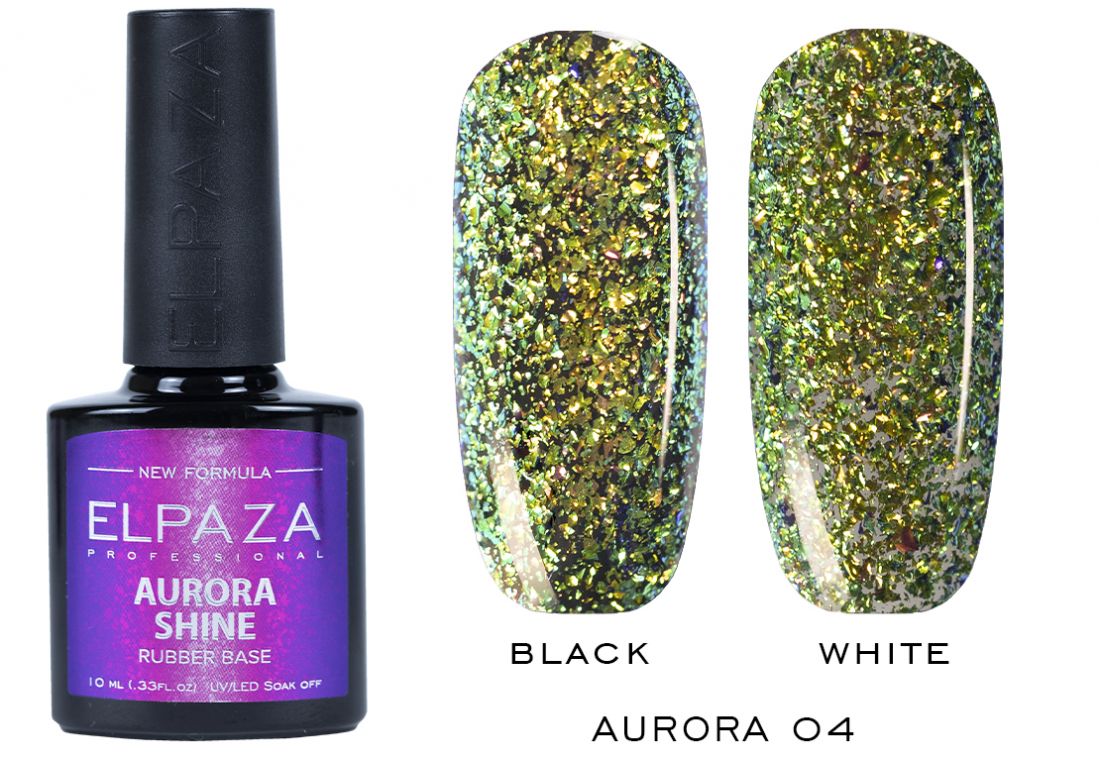 Elpaza Rubber Base Aurora Shine 04