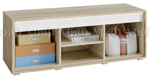 Тумба ТВ Фортуна Белый глянец