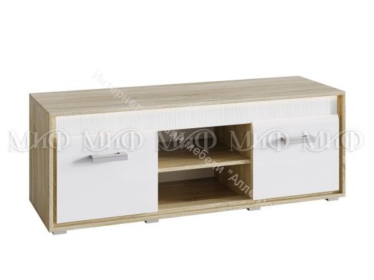 Тумба ТВ Фортуна Белый глянец