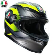 Шлем AGV K6 S Excite, Серо-жёлтый