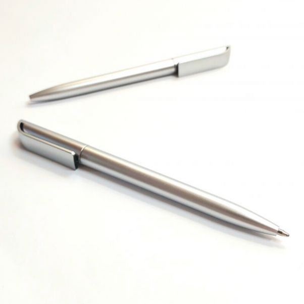 Шариковая ручка Каролина серебристая