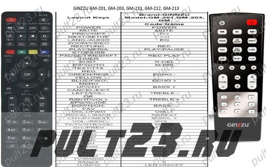GINZZU GM-201, GM-203, GM-211, GM-212, GM-213, GM-214