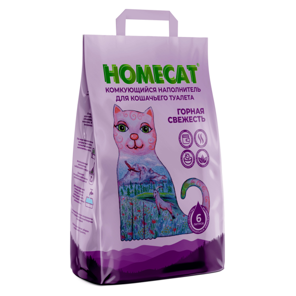 Комкующийся наполнитель Homecat 10 кг