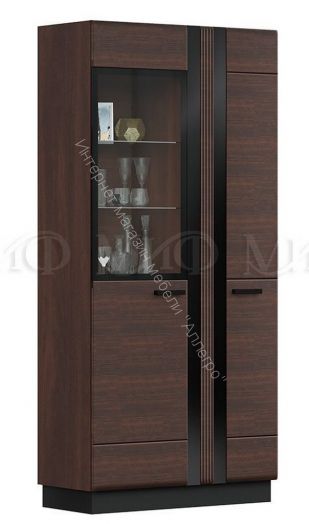 Шкаф-стекло высокий Магнолия