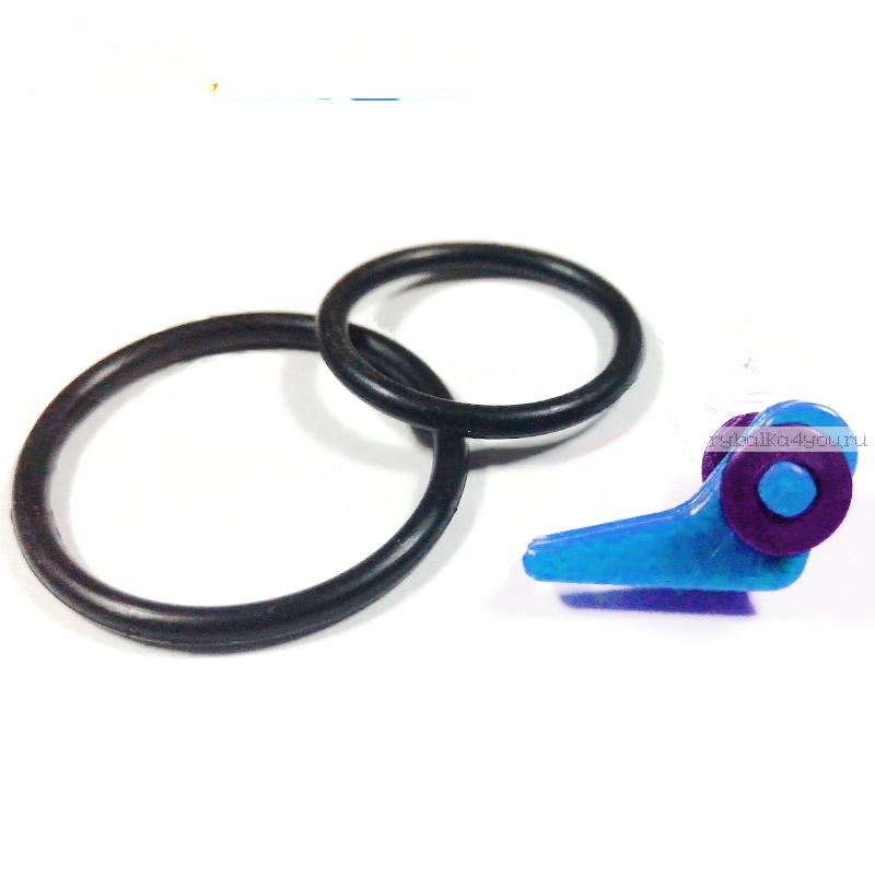 Держатель крючка на удилище  Hook Keeper голубой (1 шт в уп)