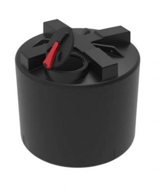 Емкость T 2000 литров с откидной крышкой черный