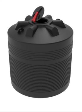 Емкость ЭВЛ 5000 литров черный с откидной крышкой