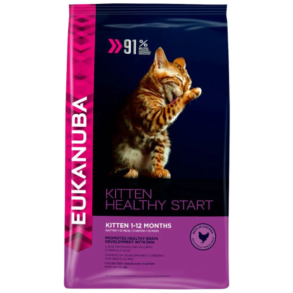 Сухой корм для котят Eukanuba Kitten с курицей