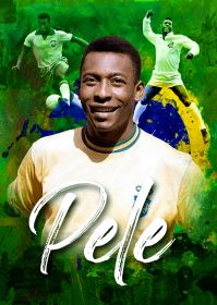 PELE. Пеле №1. Прощай король! Постер (плакат) . Размер 30х40 см Oz Msh