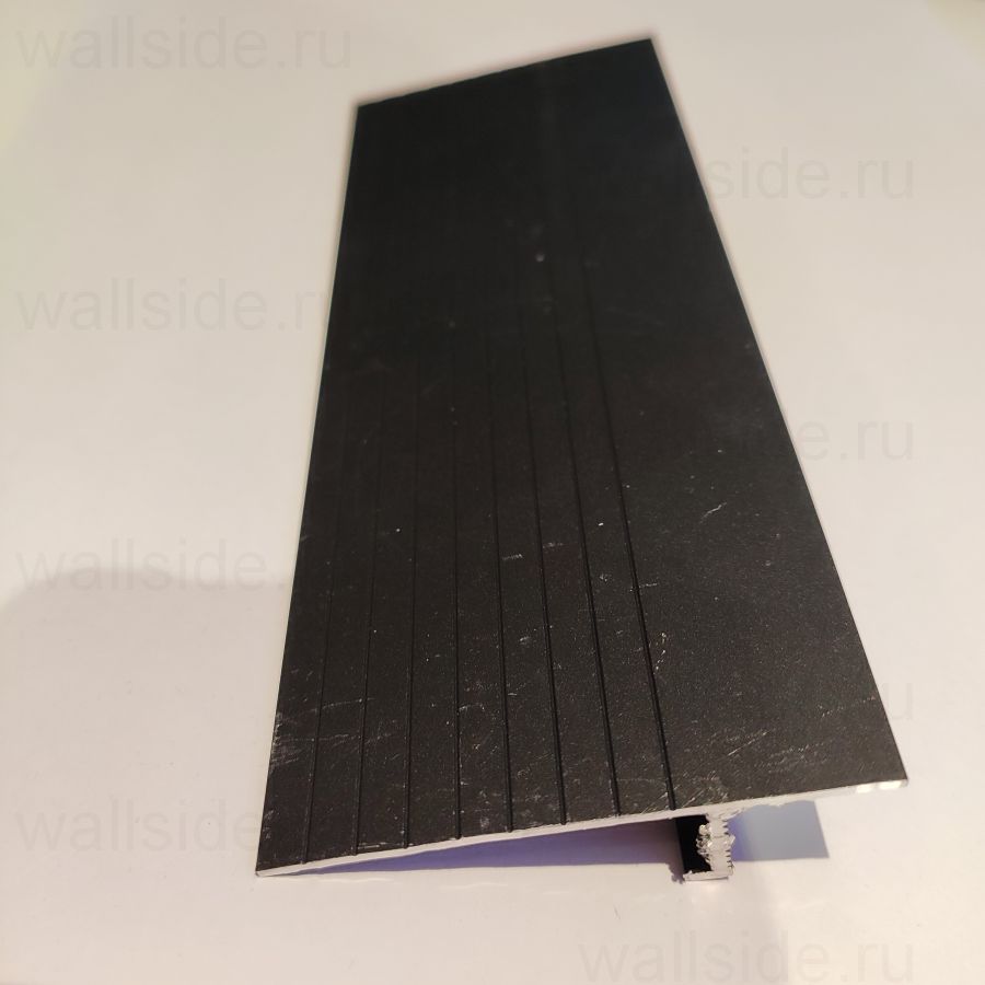 Теневой плинтус Евротрим 5955.05 анодированный чёрный