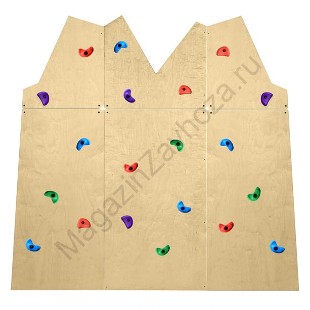 НАБОР НАСТЕННЫХ ПАНЕЛЕЙ 35, 36, 37 СКАЛОДРОМ 2250Х2200ММ