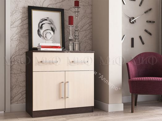 Модульная спальня Бася Дуб беленый/Венге