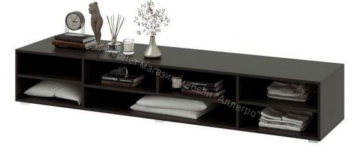 Гостиная Николь Черный глянец