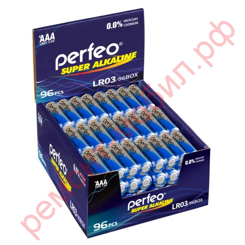 Батарейка алкалиновая Perfeo LR03 AAA/96BOX Super Alkaline цена за 96 шт