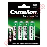 Батарейка солевая Camelion R6 AA /4BL Super Heavy Duty (цена за блистер 4 шт)