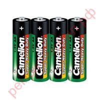 Батарейка солевая Camelion R6 AA /4SH Super Heavy Duty (цена за спайку 4 шт)