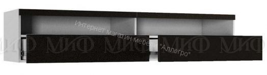 Гостиная Флорис Белый глянец