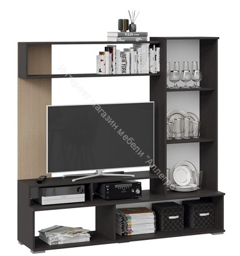 Стенка «Сиена» (Венге цаво/Дуб молочный)