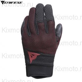 Перчатки женские Dainese Torino, Чёрно-красные