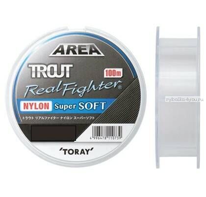 Монофильная леска Toray Area Trout Real Fighter Nylon Super Soft 100m