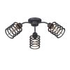 Люстра Vitaluce V4916-1/3PL, 3хЕ14 Макс. 40Вт Черный, Матовый / Виталюче