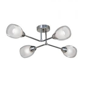Люстра  Vitaluce V4186-9/4PL,4хЕ14 Макс. 40Вт  Хром / Виталюче