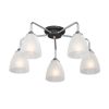 Люстра Vitaluce V4500-9/5PL, 5xE14 Макс. 40Вт, Плафон ПП Хром / Виталюче