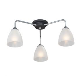Люстра Vitaluce V4952-9/3PL, 3хЕ14 Макс. 40Вт, Плафон ПП Хром / Виталюче