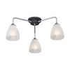Люстра Vitaluce V4952-9/3PL, 3хЕ14 Макс. 40Вт, Плафон ПП Хром / Виталюче