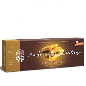 Туррон-нуга мягкий яичный с апельсином Rafa Gorrotxategi Turron de Yema con Naranja y Azahar 250 г - Испания
