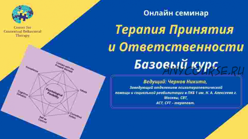 Терапия Принятия и Ответственности. Базовый курс (Никита Чернов)