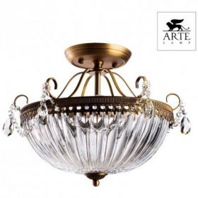 Люстра Потолочная Arte Lamp Schelenberg A4410PL-3SR Матовая Латунь, Неокрашенный / Арт Ламп