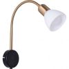 Cветильник Настенный Arte Lamp Falena A3116AP-1BK Черный, Белый / Арт Ламп