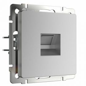 Розетка Телефонная Werkel W1182006 RJ-11 Серебряная / Веркель