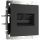 Розетка Двойная Werkel Ethernet RJ-45 W1182208 Черная Матовая / Веркель