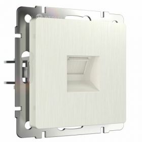 Розетка Werkel Ethernet RJ-45 W1181013 Перламутровый Рифленый / Веркель