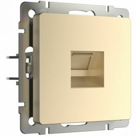 Розетка Werkel Ethernet RJ-45 W1181011 Шампань / Веркель