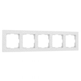 Рамка на 5 Постов Werkel W0052401 Белый / Веркель