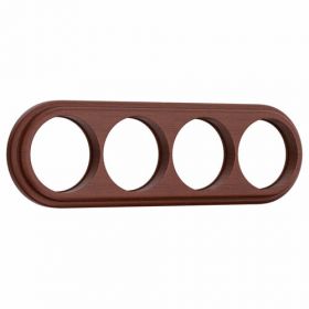 Рамка на 4 Поста Werkel WL15-frame-04 Итальянский Орех / Веркель