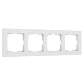 Рамка на 4 Поста Werkel W0042401 Белый / Веркель