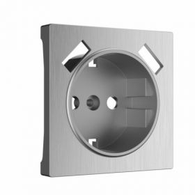 Накладка для Розетки USB Werkel W1179509 Серебряный, Рифленый / Веркель
