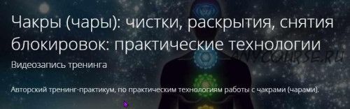 [Alten] Чакры (чары): чистки, раскрытия, снятия блокировок (Владимир Миклаш)