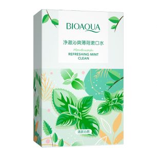 Освежающий ополаскиватель для полости рта со вкусом мяты BIOAQUA.(90836)