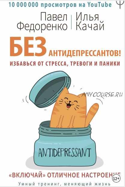 Без антидепрессантов! Избавься от стресса, тревоги и паники (Илья Качай, Павел Федоренко)