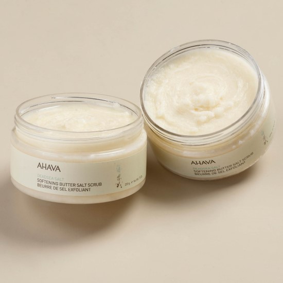 Смягчающий масляно-солевой скраб Ahava Deadsea Salt 220 гр