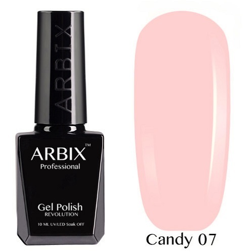 ARBIX гель лак Candy, 07  Ласковый май