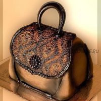 Декор торта Сумочка (Татьяна Шкода)