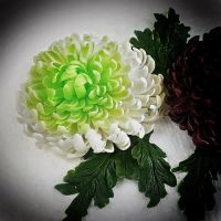 Хризантема из пластичного шоколада (Елена Чуприна)